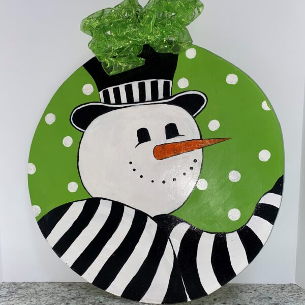 Snowman Ornament Painting