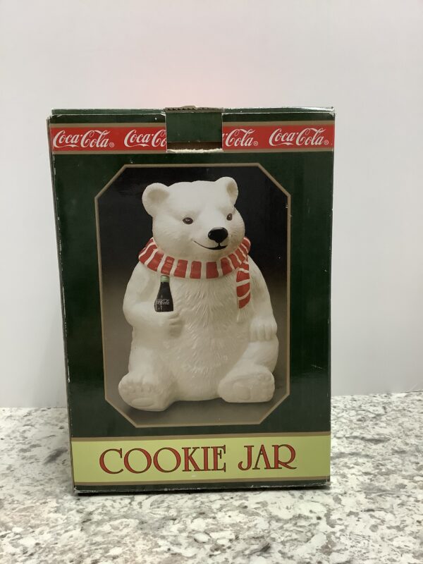 Coca Cola Polar Bear Cookie Jar